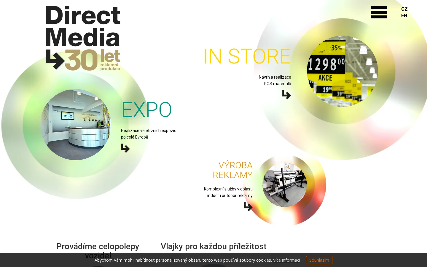 DIRECT MEDIA, s.r.o. website
