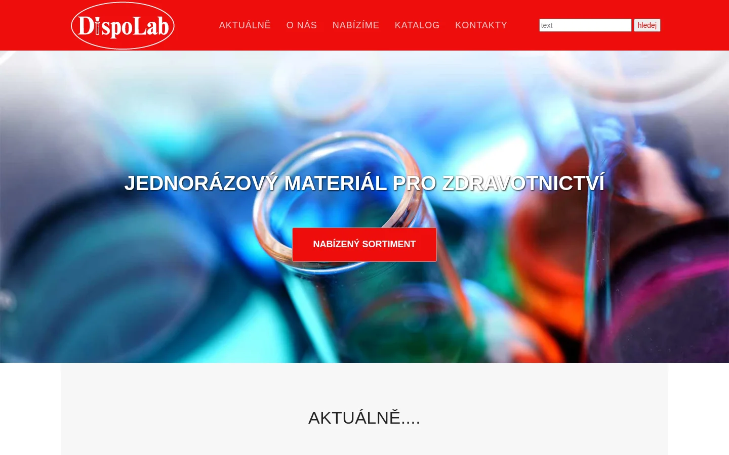 Dispolab CZ, s.r.o. website