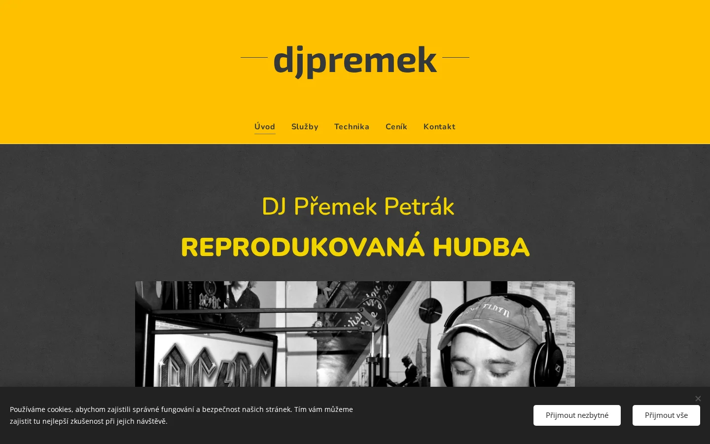 DJ Přemek Petrák website