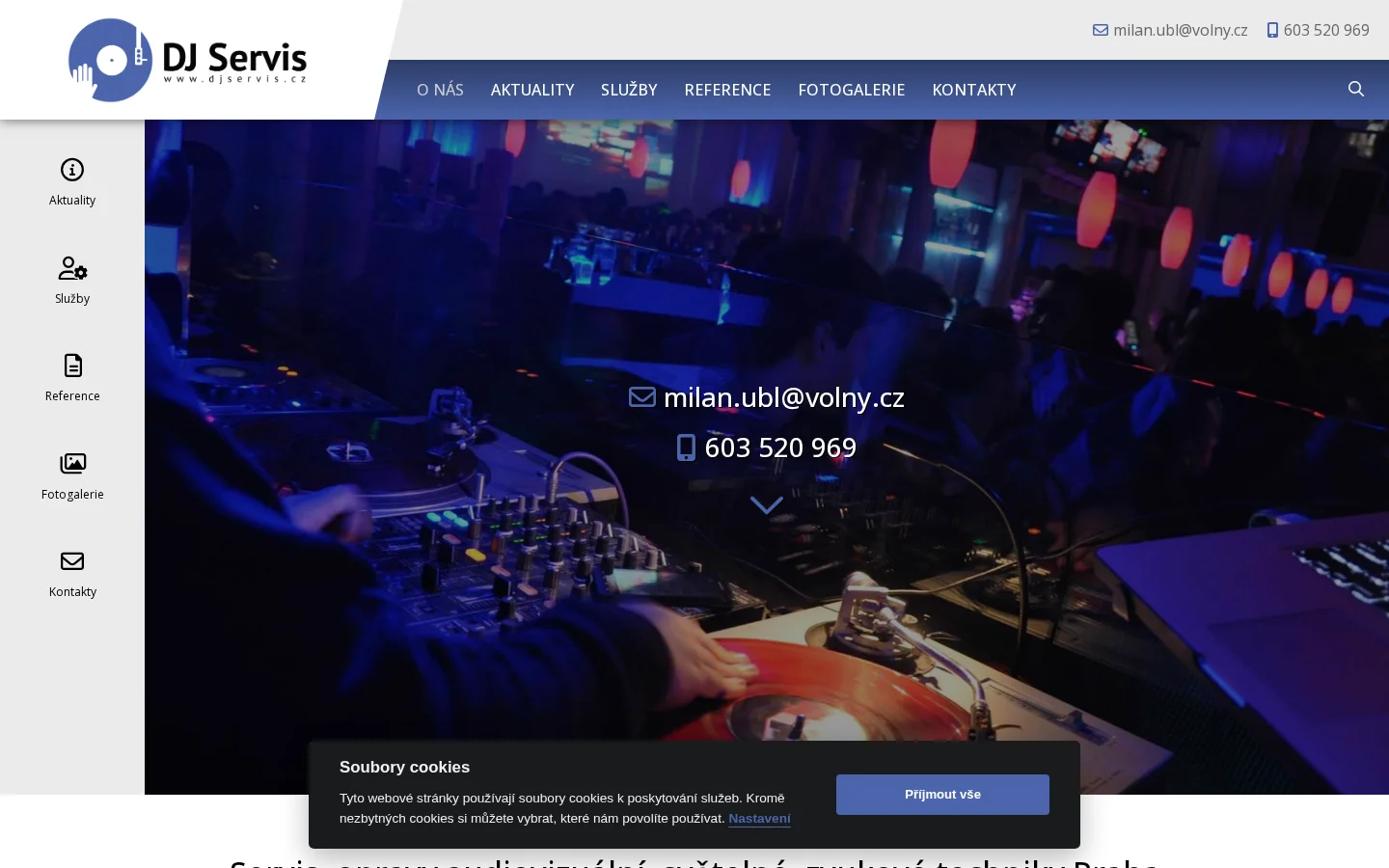 DJ SERVIS website