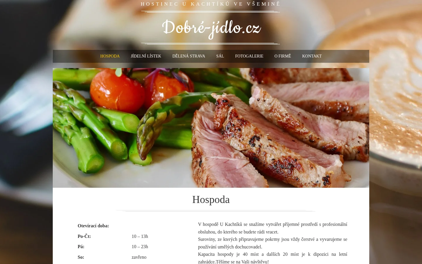 Hostinec u Kachtíků website