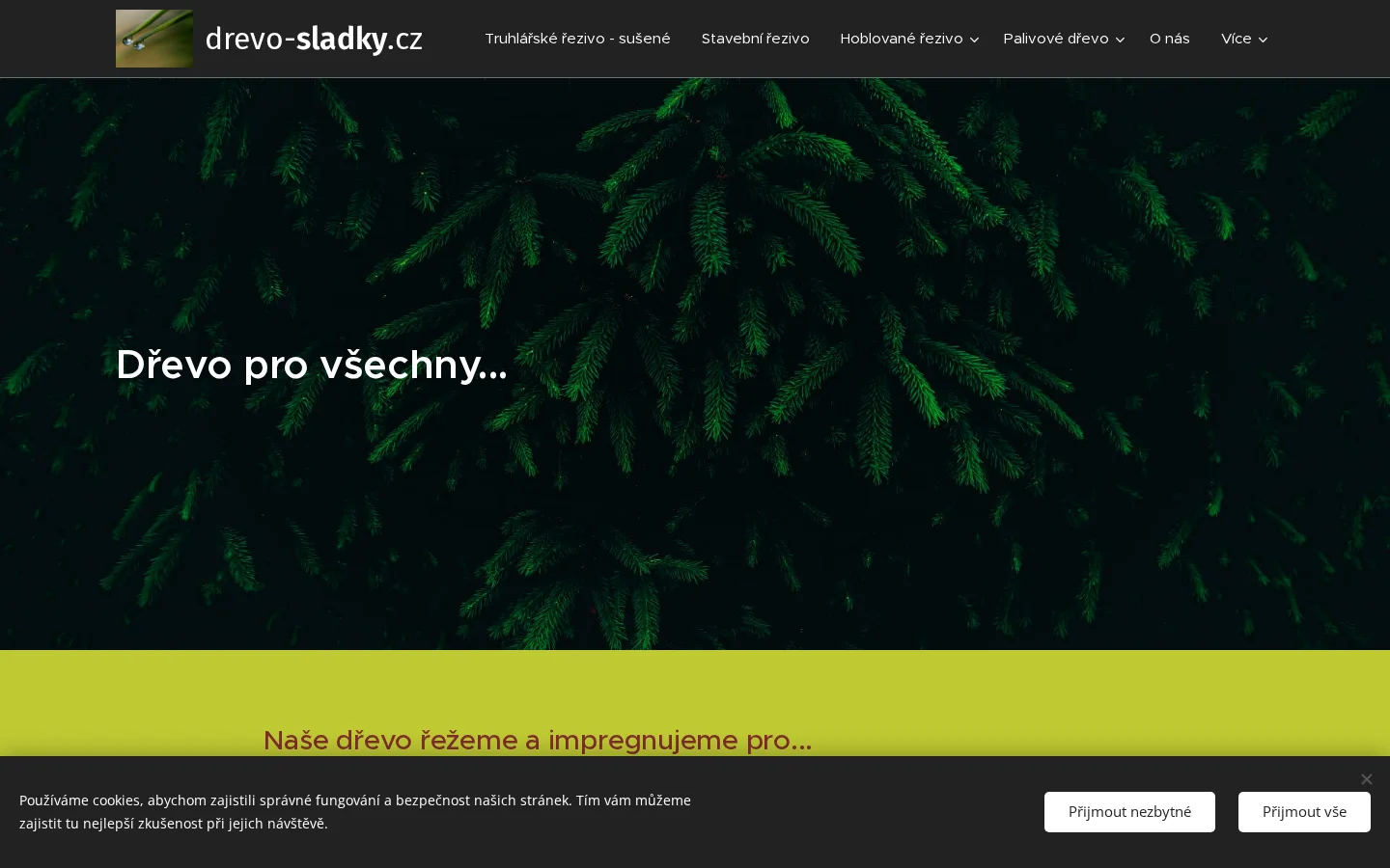 Drevo-sladky website