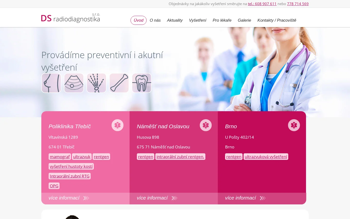 DS radiodiagnostika website