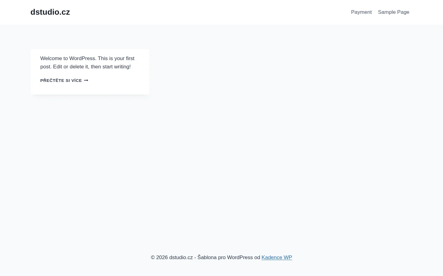 dStudio – Daniel Jaroš website