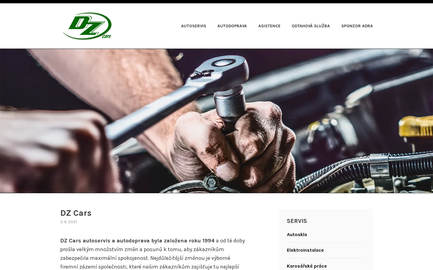 DZ Cars website