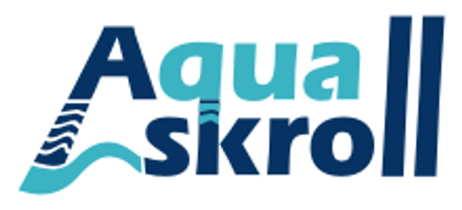 Aquaskroll koupelnové studio logo