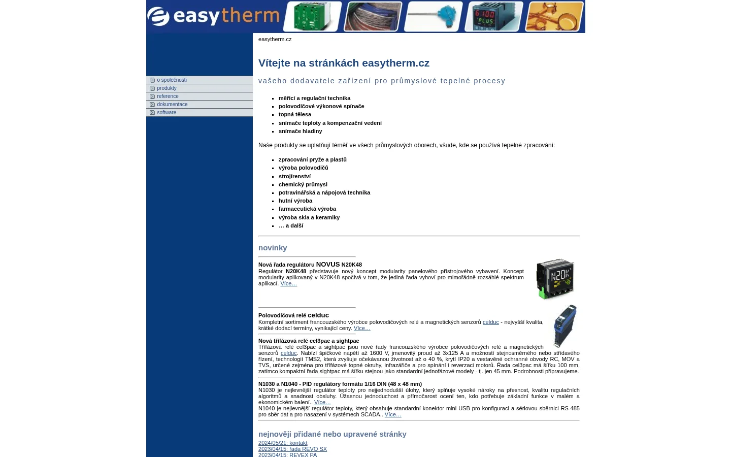 easytherm.cz website