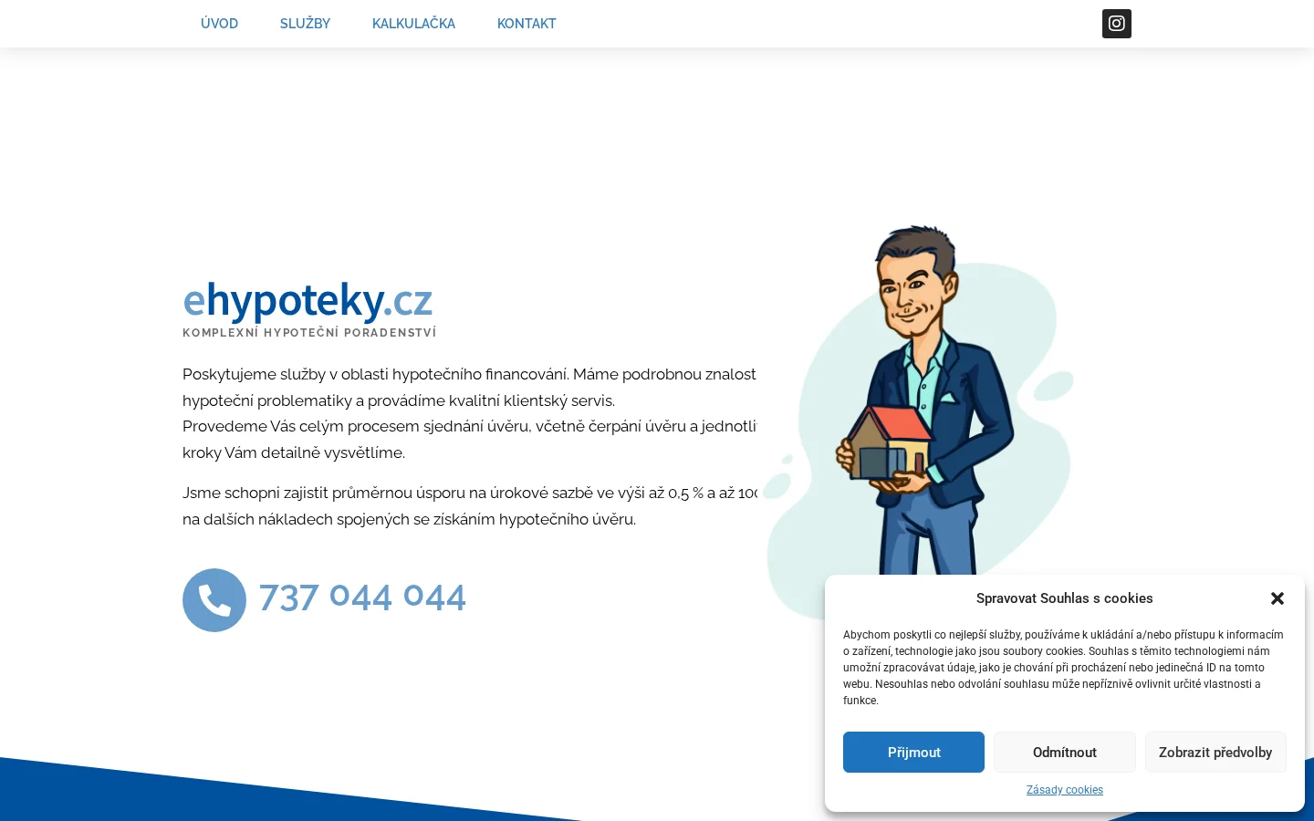 eHypoteky.cz website