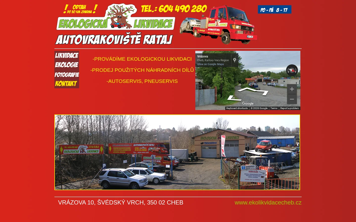 Eko likvidace Cheb Rataj website