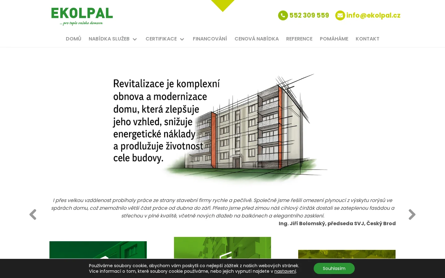 EKOLPAL s.r.o. website