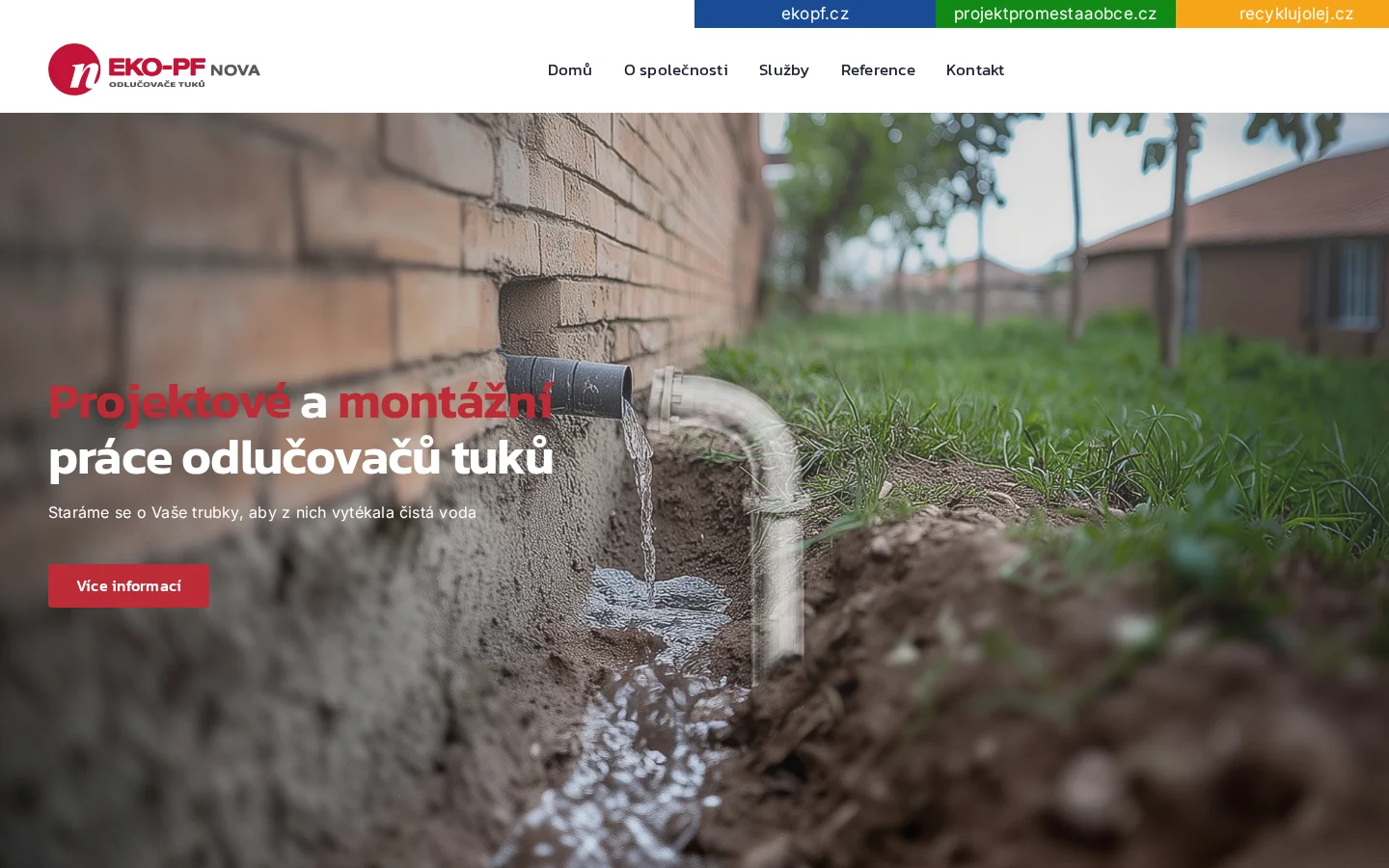 EKO-PF Nova, s.r.o. website
