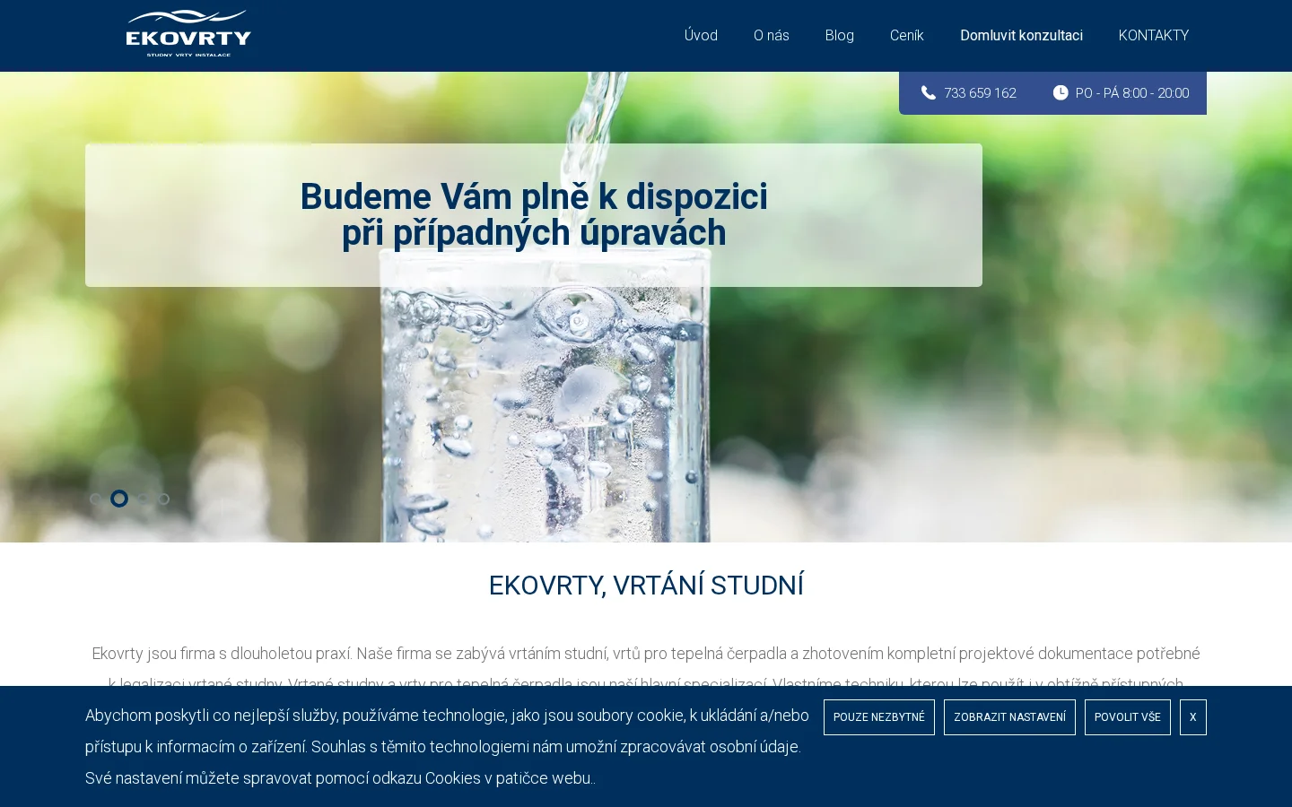 Josef Molt - Ekovrty website