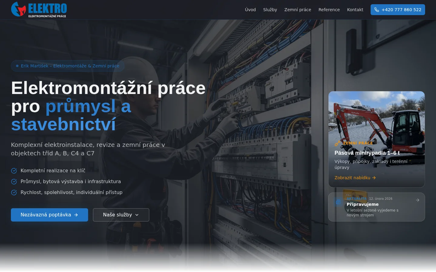 ELEKTRO-VS website