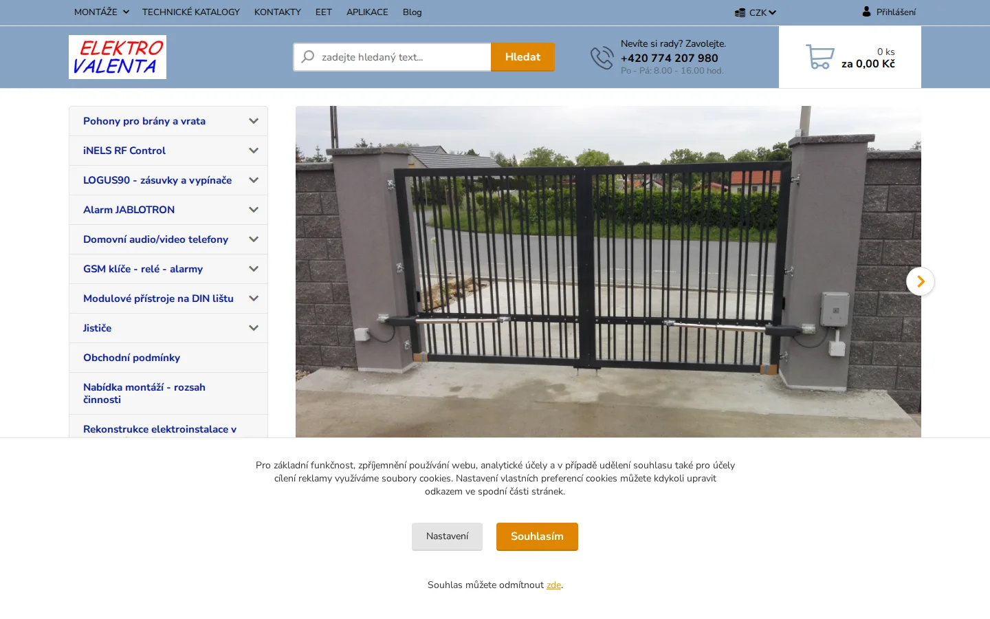 ELEKTRO - VALENTA website