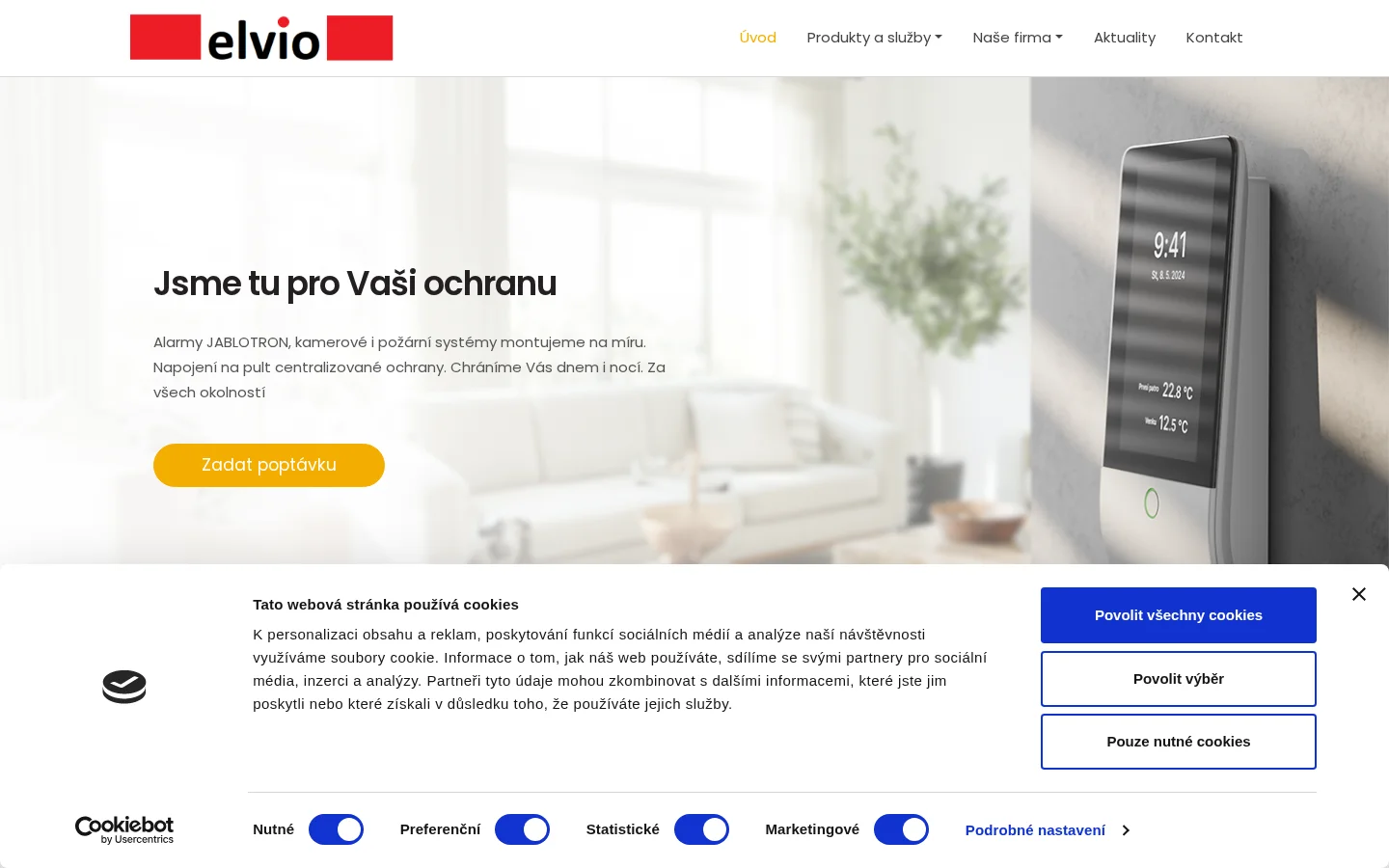 Jiří Bouzek - elektroinstalace website