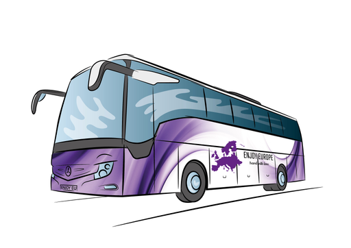 Autobusy Enjoy Europe - travel with love logo
