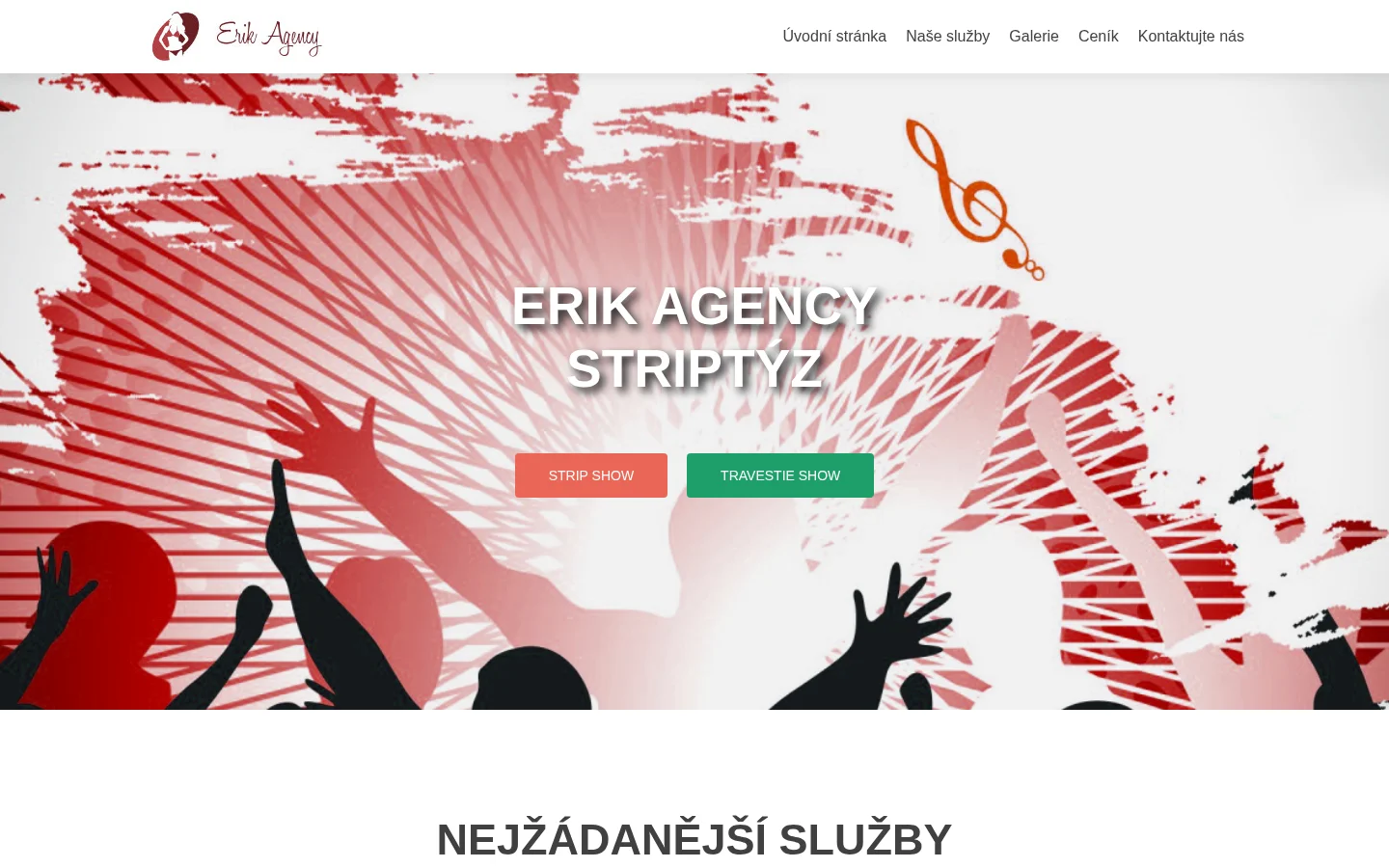 ERIK AGENCY website