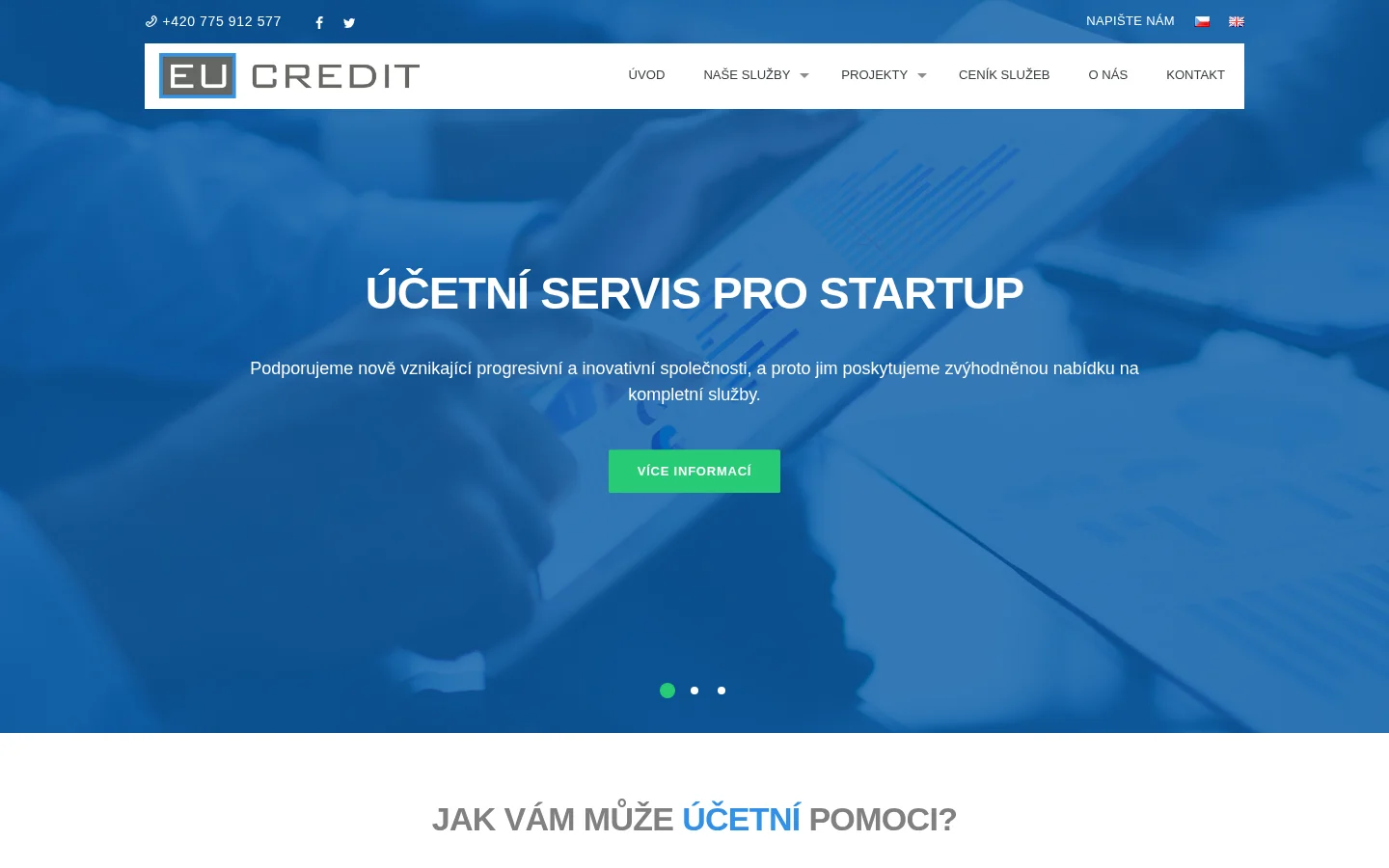 EU - Credit, s.r.o. website