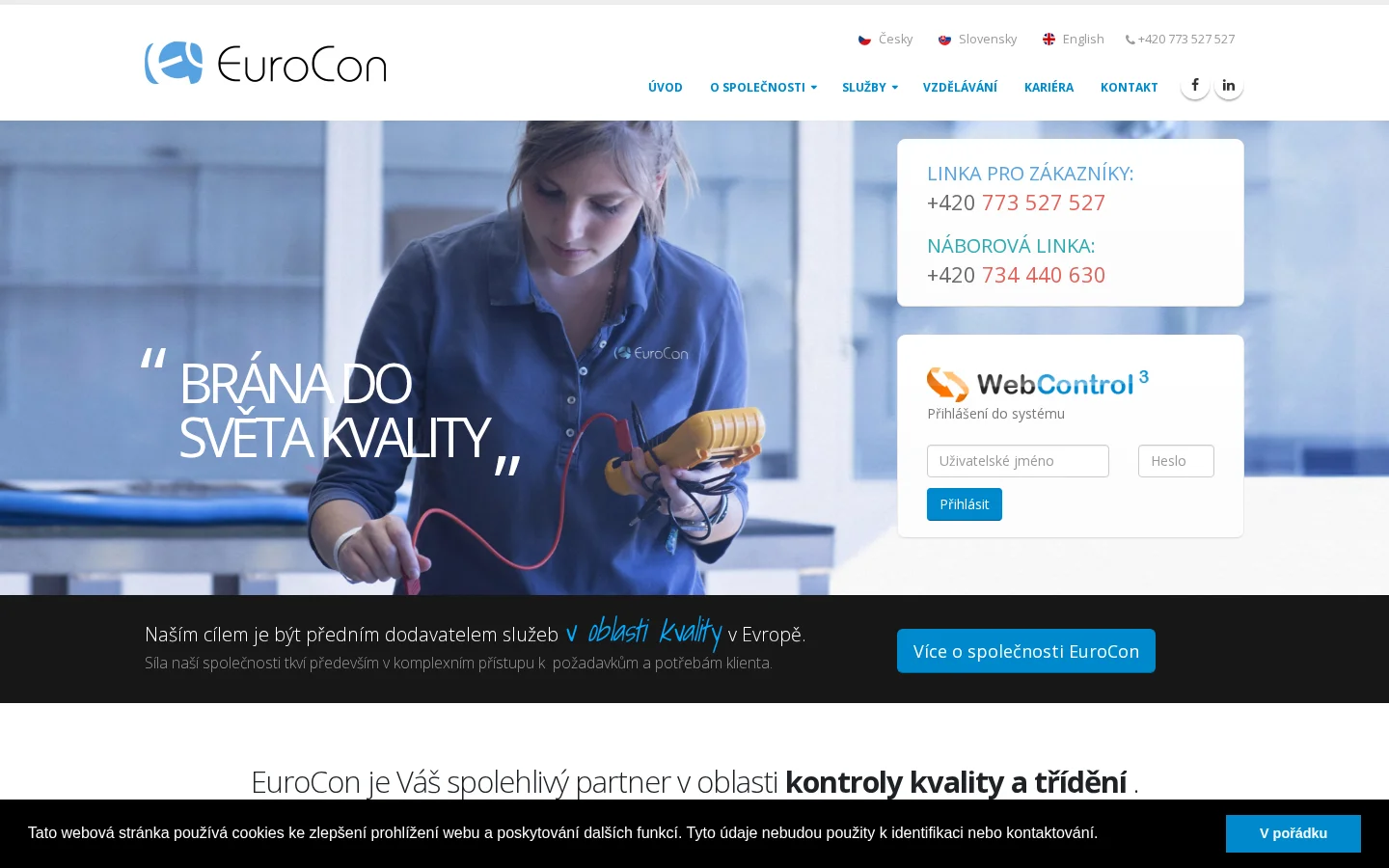 EuroCon Czech, s.r.o. website