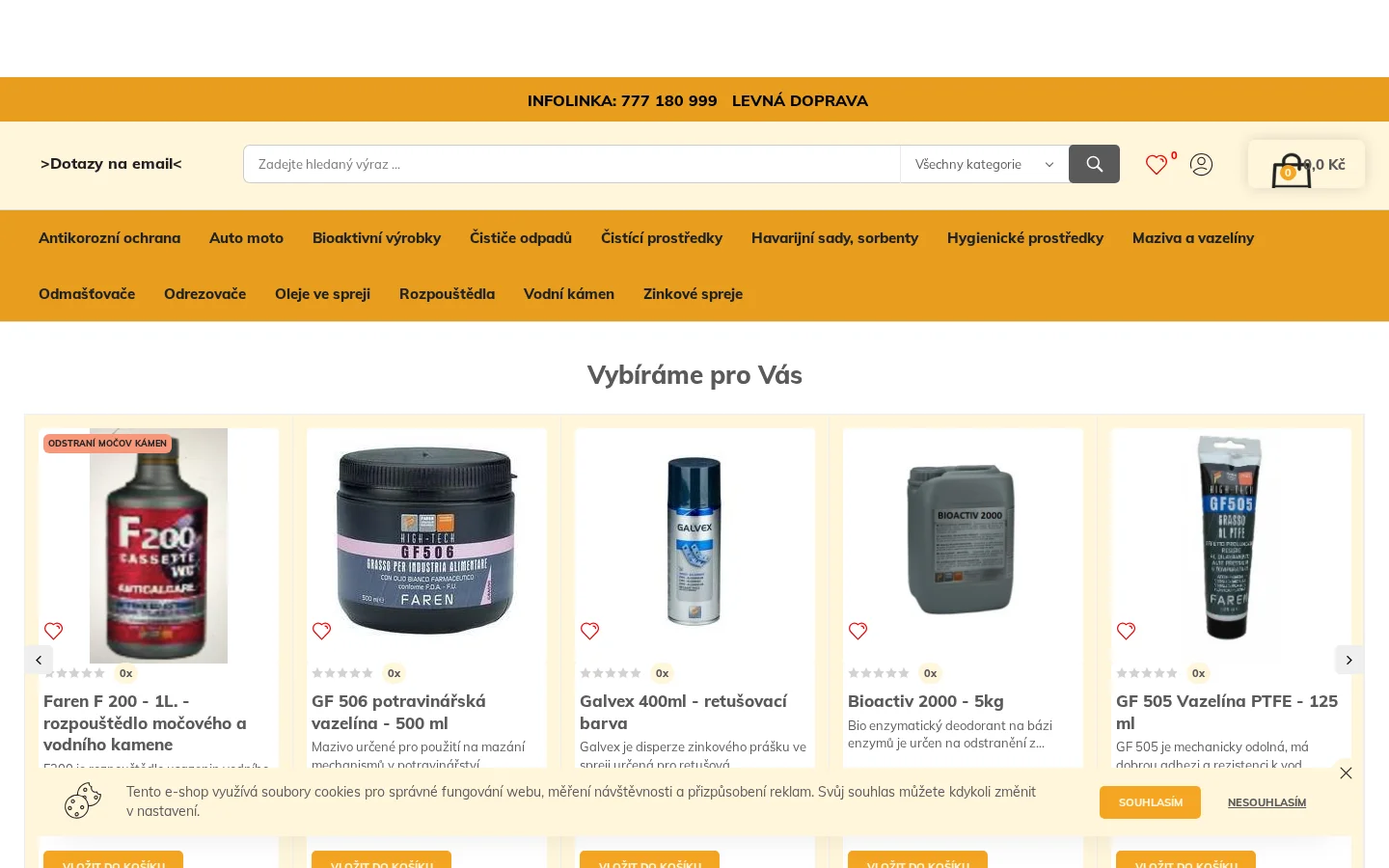 Faren-Praha.com website