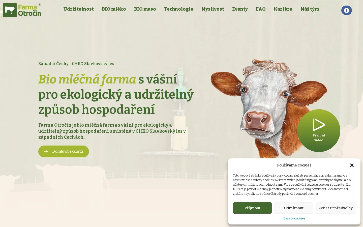 FARMA Otročín, s.r.o. website