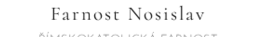Římskokatolická farnost Nosislav logo