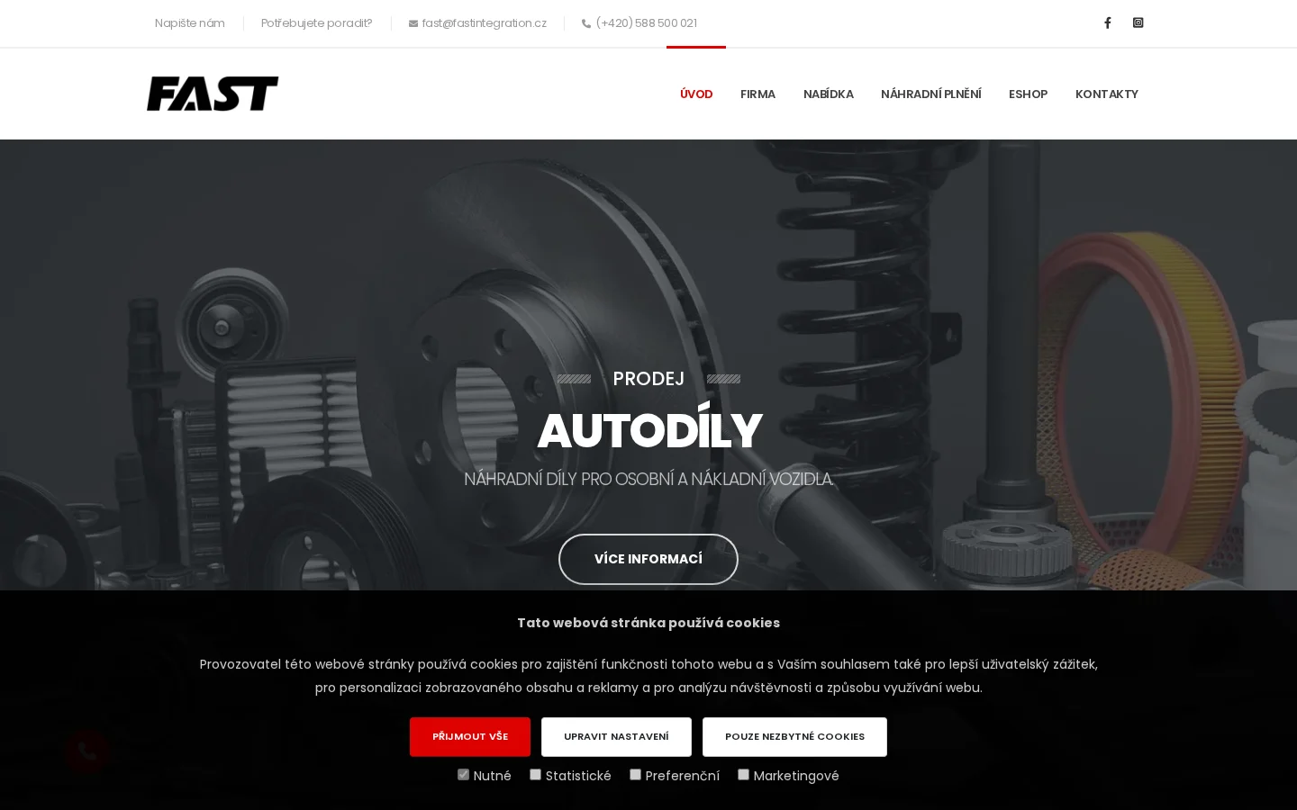 FAST Integration, s.r.o. website