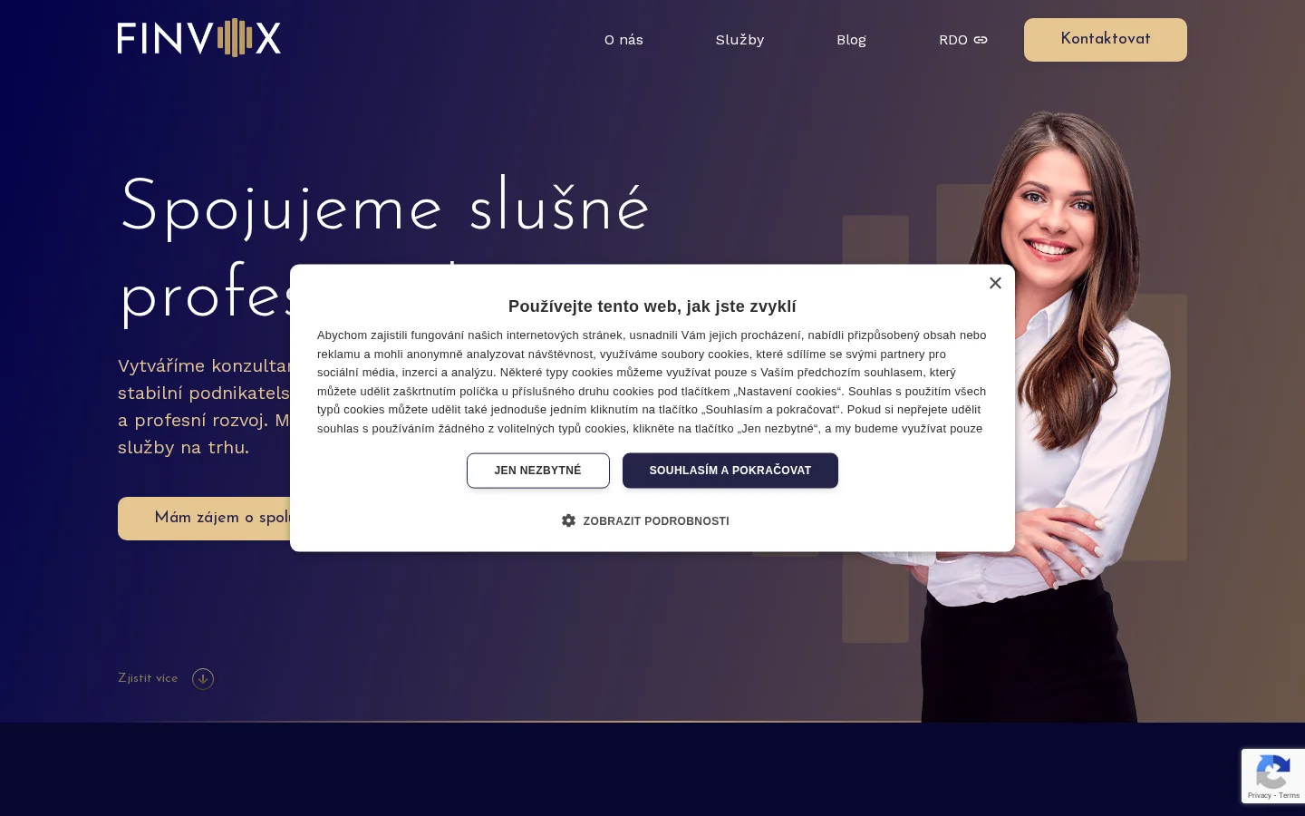 Arnošt Šimůnek - finanční poradenství website