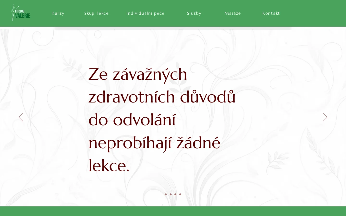 Fitclub Valerie website