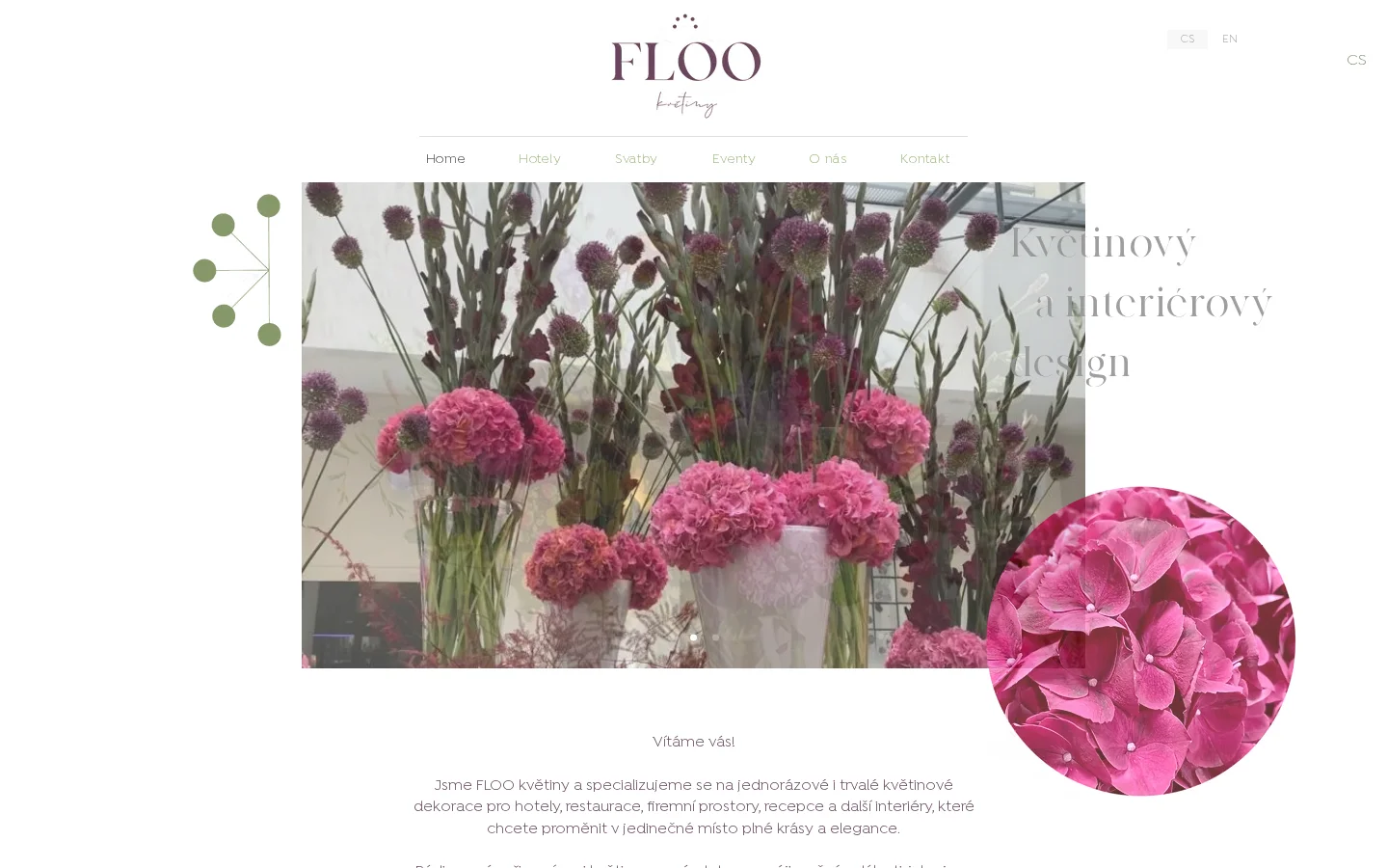 FLOO květiny website