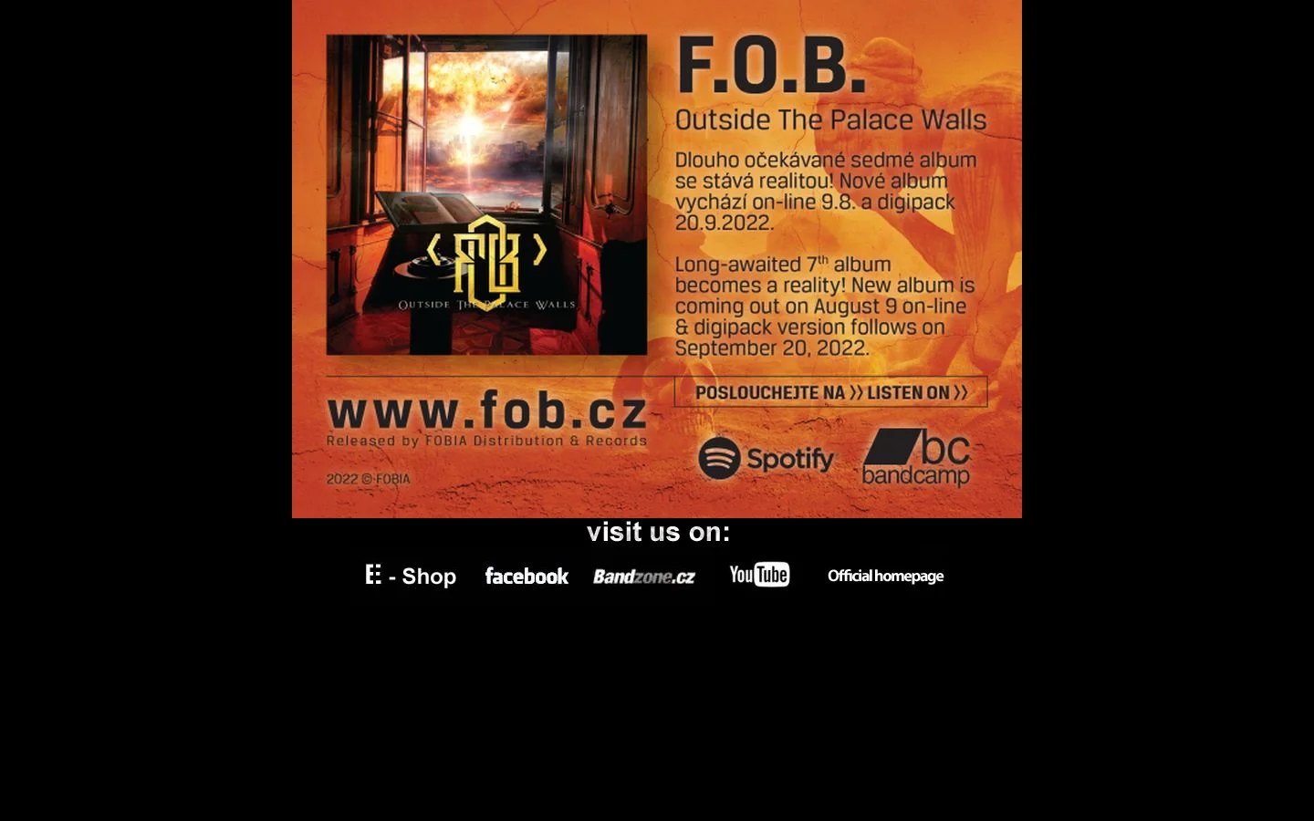 Hudební spolek F.O.B. website