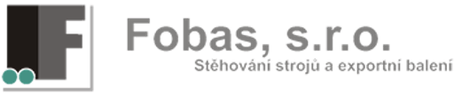 Stěhování strojů - Fobas, s.r.o. logo
