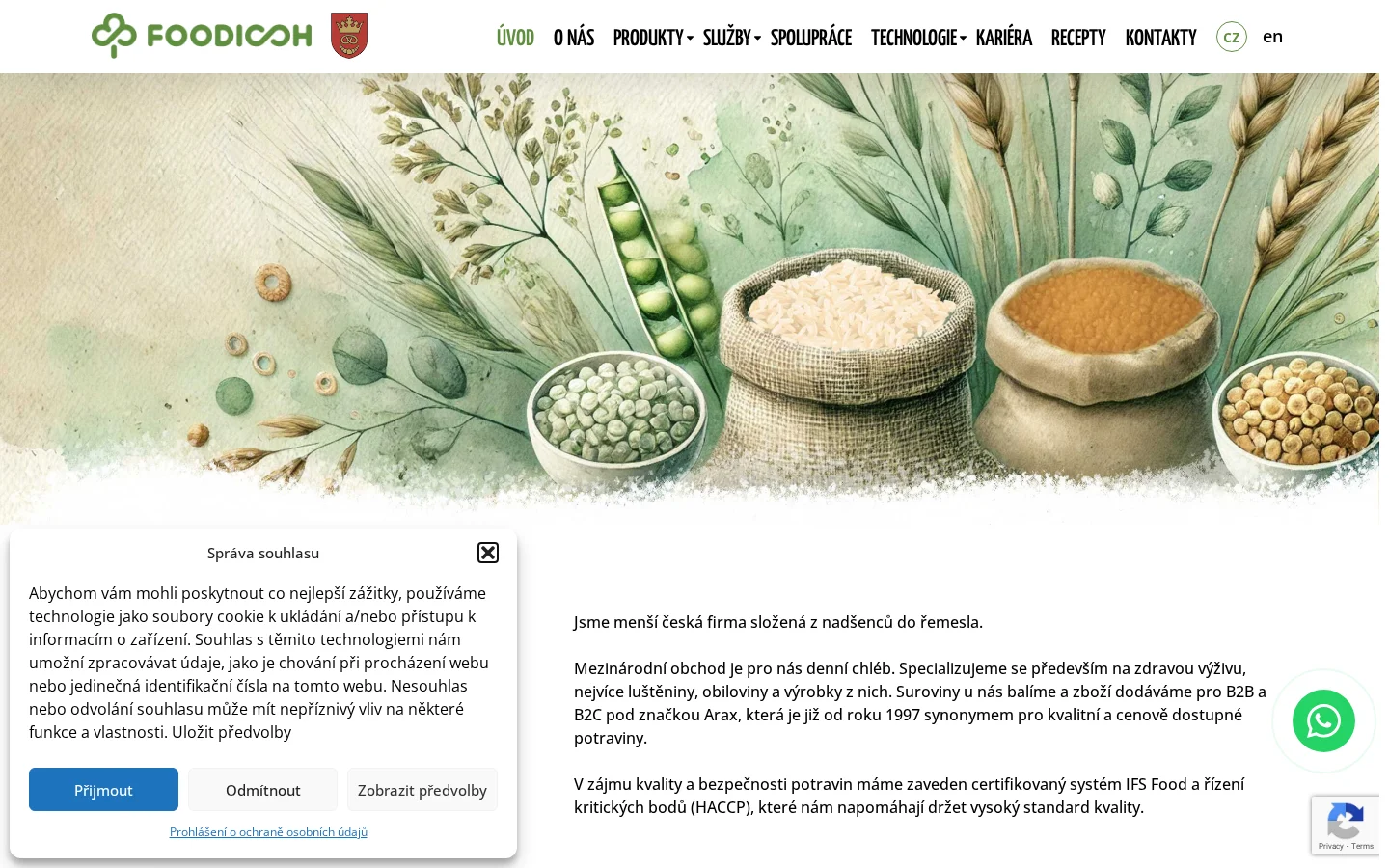 FOODISH, s.r.o. website