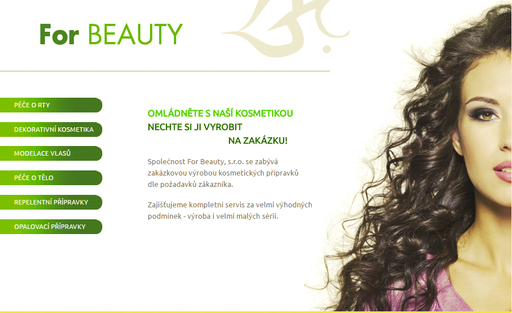 For BEAUTY, s.r.o. logo