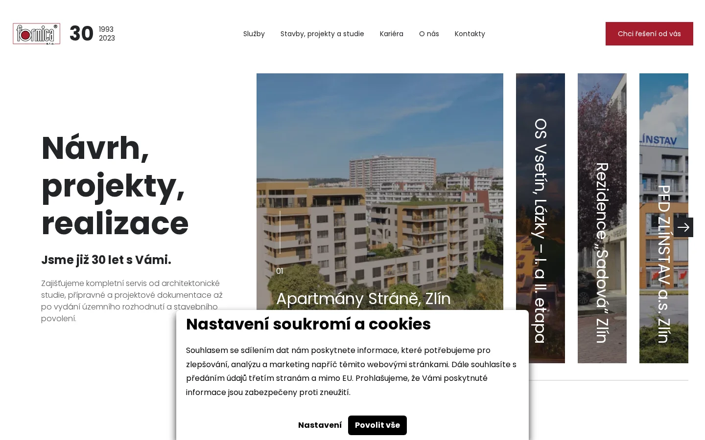 FORMICA, s.r.o. website