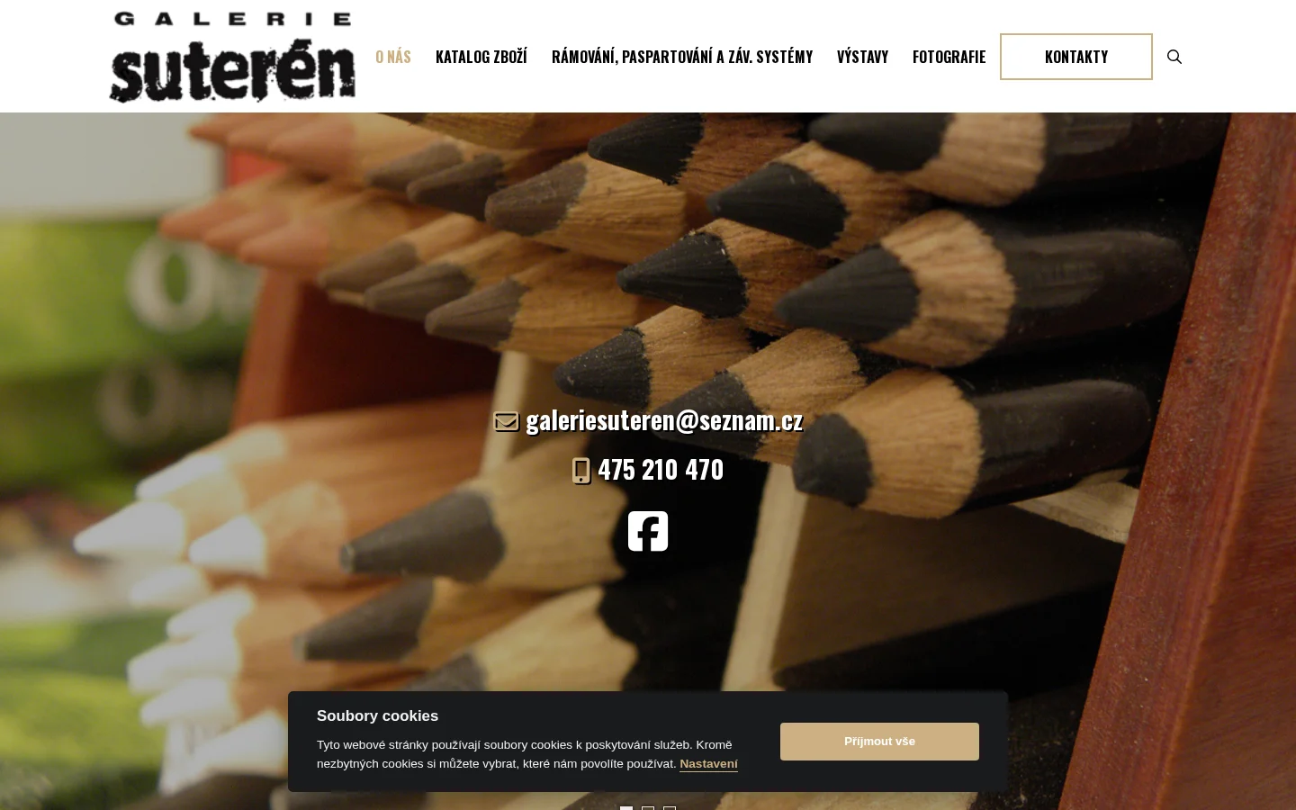 Galerie Suterén website