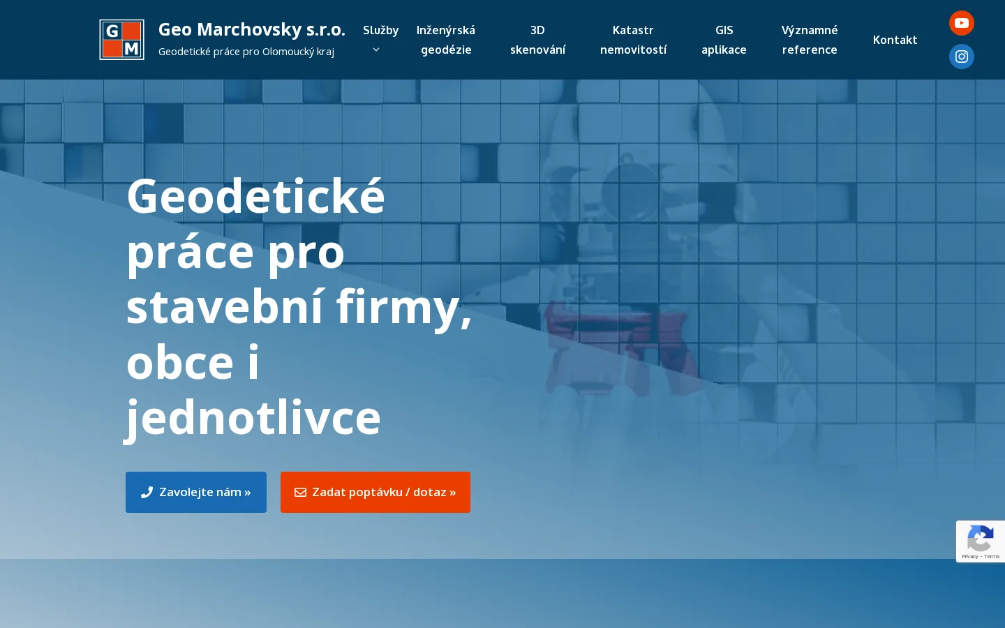 Geo Marchovsky, s.r.o. website