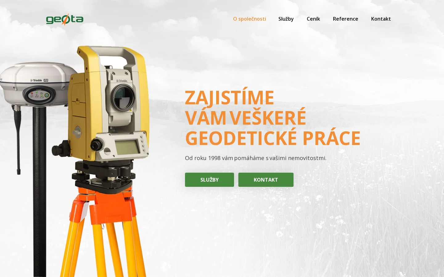 GEOTA Ing. Michal Zaremba website