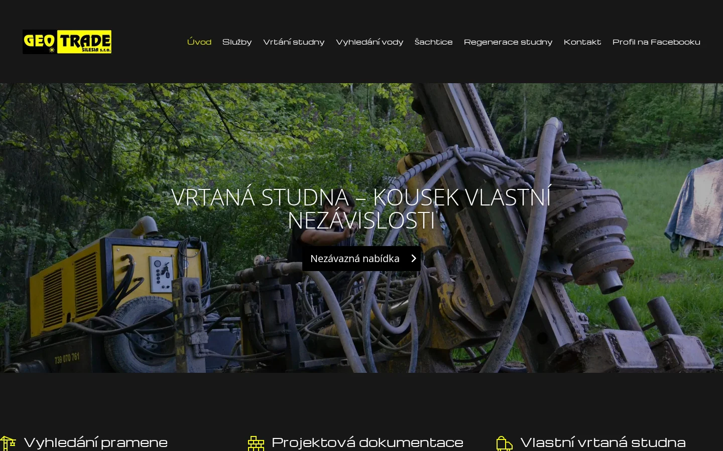 GEO TRADE SILESIA s.r.o. website