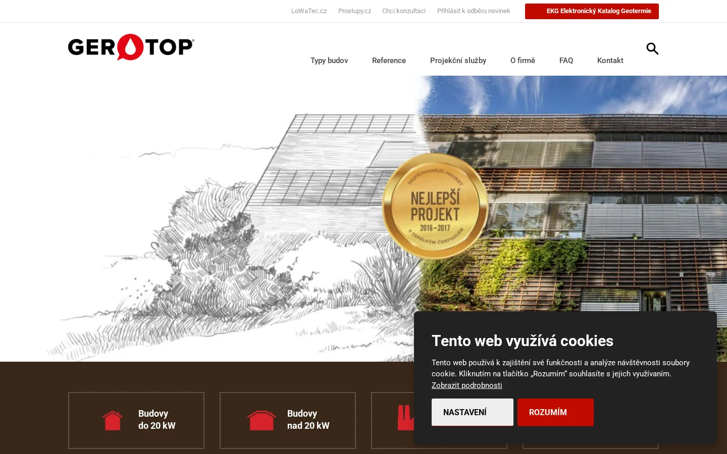 GEROtop - tepelná čerpadla website