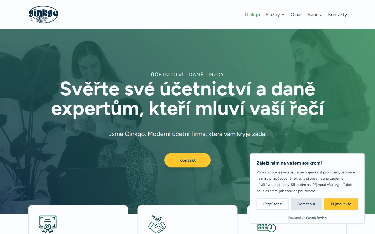 Ginkgo účetnictví website