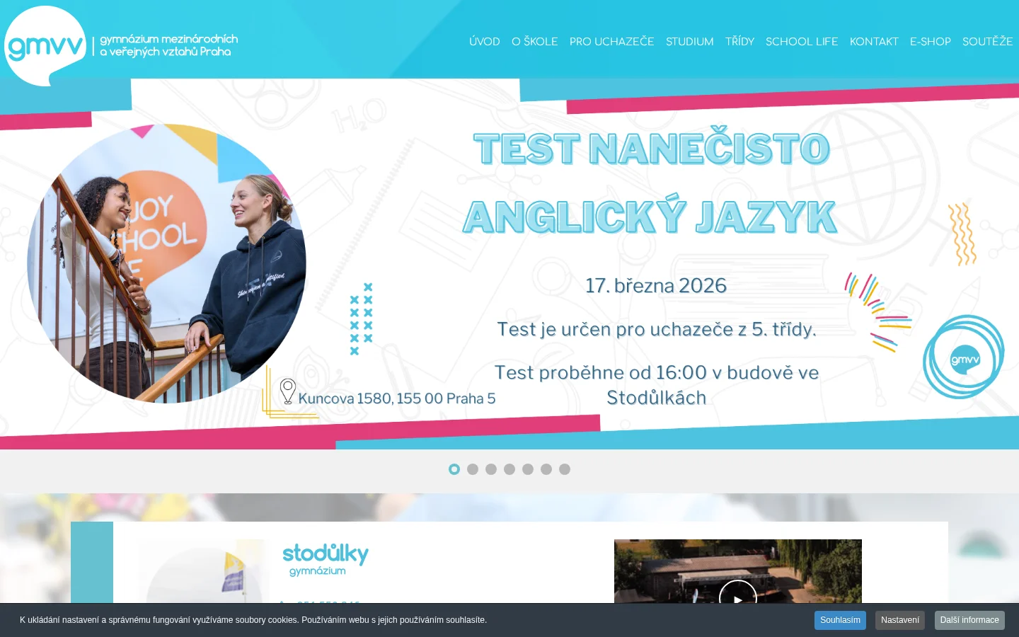 Gymnázium mezinárodních a veřejných vztahů Praha website