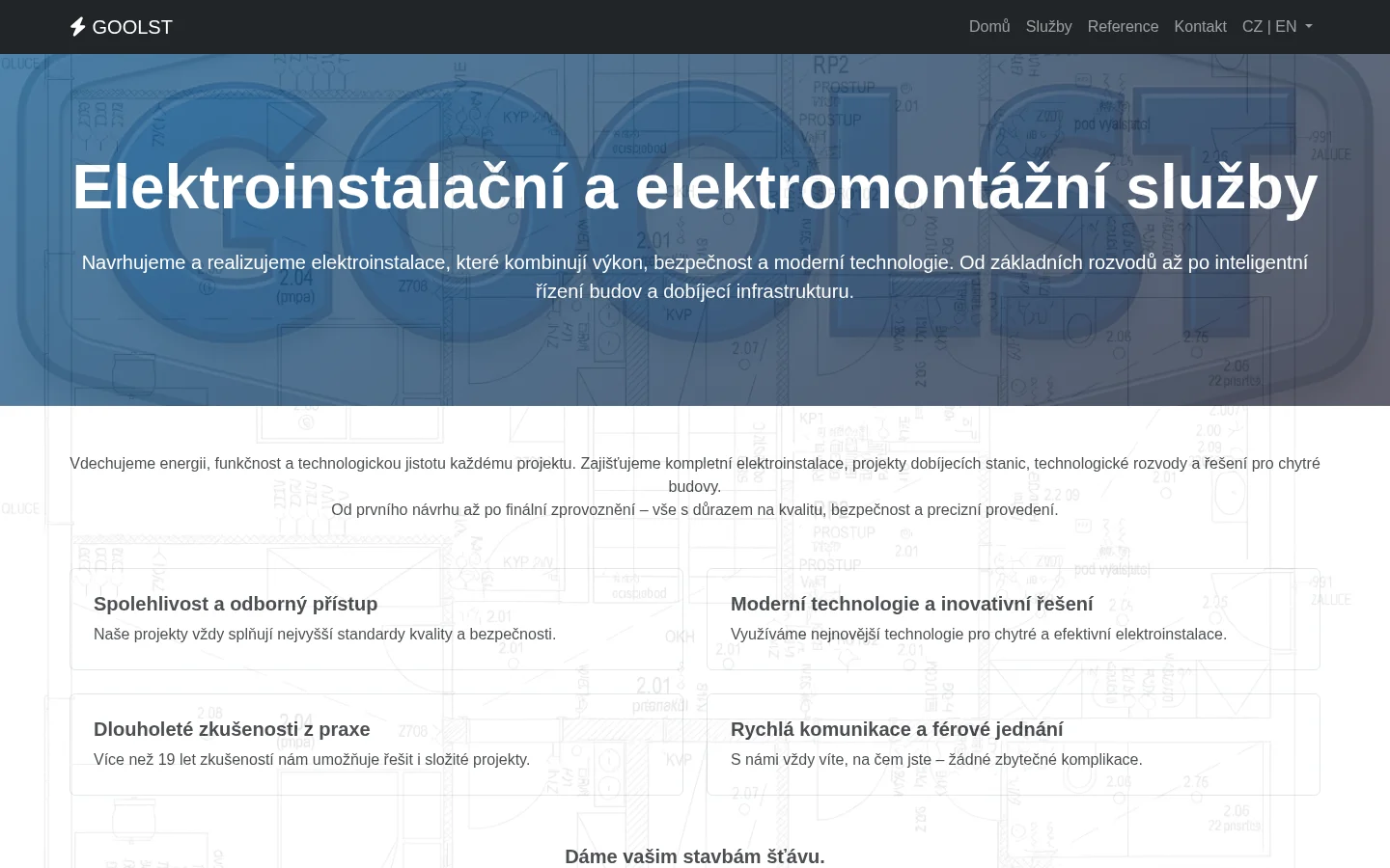GOOLST, s.r.o. website