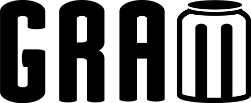 GRAM - bezobalový obchod logo
