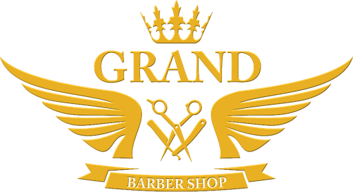 Grand barber shop logo