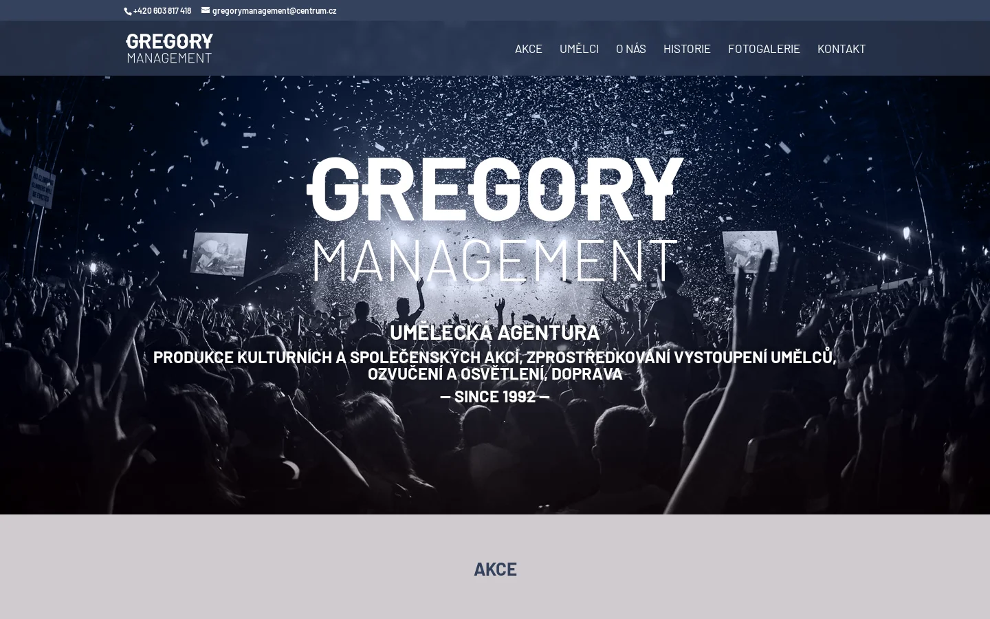GREGORY MANAGEMENT website