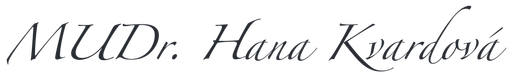 MUDr. Hana Kvardová - gynekologická ambulance logo