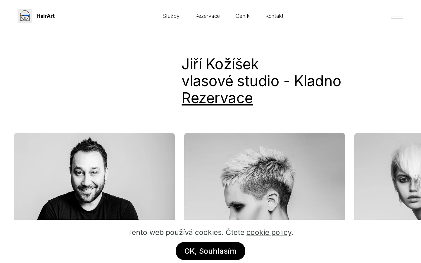 Jiří Kožíšek - HairArt website