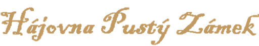Hájovna Pustý zámek logo
