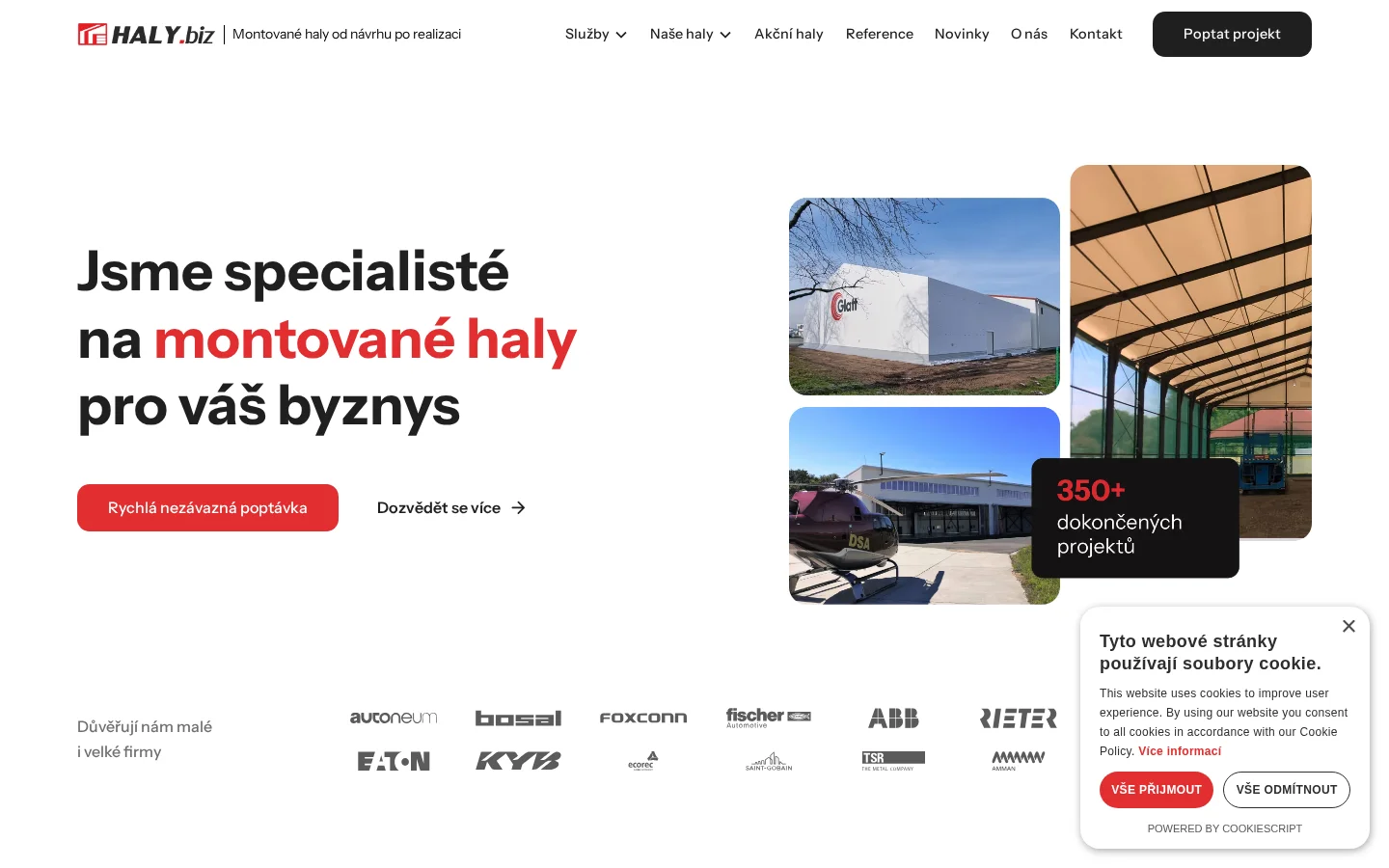 HALY.biz, s.r.o. website
